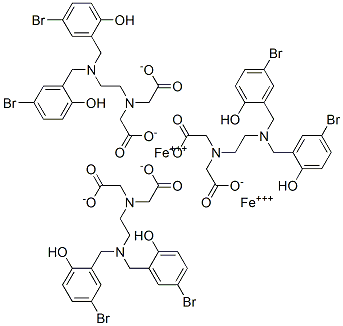 iron(III) N,N'-bis(5-bromo-2-hydroxybenzyl)ethylenediamindiacetic acid CAS#: 107539-31-1