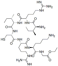 isoleucyl-arginyl-isoleucyl-cysteinyl-arginyl-lysyl-glycine ethyl ester CAS#: 110786-25-9