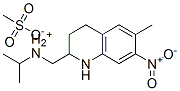 (isopropyl)[(1,2,3,4-tetrahydro-6-methyl-7-nitro-2-quinolyl)methyl]ammonium methanesulphonate CAS#: 22982-78-1