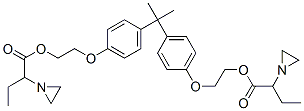 (isopropylidene)bis(p-phenyleneoxyethylene) bis(alpha-ethylaziridine-1-acetate) CAS#: 13320-34-8