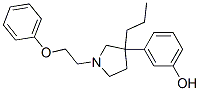 m-[1-(2-Phenoxyethyl)-3-propyl-3-pyrrolidinyl]phenol CAS#: 28066-95-7