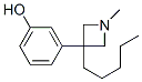 m-(1-Methyl-3-pentyl-3-azetidinyl)phenol CAS#: 19832-53-2