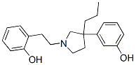 m-[1-(o-Hydroxyphenethyl)-3-propyl-3-pyrrolidinyl]phenol CAS#: 28142-57-6