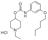 m-(Pentyloxy)carbanilic acid 1-ethyl-4-piperidyl ester hydrochloride CAS#: 105405-71-8