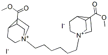 methyl 1-[6-(8-methoxycarbonyl-1-azoniabicyclo[2.2.2]oct-1-yl)hexyl]-1 -azoniabicyclo[2.2.2]octane-8-carboxylate diiodide CAS#: 101611-66-9