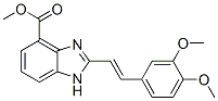 methyl 2-(3,4-dimethoxystyryl)benzimidazole-4-carboxylate CAS#: 107581-24-8
