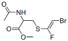 methyl 2-acetamido-3-[(E)-2-bromo-1-fluoro-ethenyl]sulfanyl-propanoate CAS#: 102516-57-4
