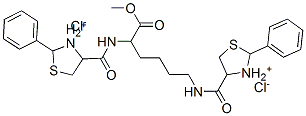 methyl 2,6-bis[(2-phenyl1-thia-3-azoniacyclopentane-4-carbonyl)amino]h exanoate dichloride CAS#: 106086-24-2