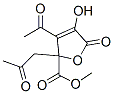 methyl 3-acetyl-2,5-dihydro-4-hydroxy-5-oxo-2-(2-oxopropyl)-2-furoate CAS#: 23127-83-5