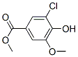 methyl 3-chloro-4-hydroxy-5-methoxybenzoate CAS#: 1205-50-1
