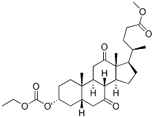 methyl 3alpha-[(ethoxycarbonyl)oxy]-7,12-dioxo-5beta-cholan-24-oate CAS#: 21059-42-7
