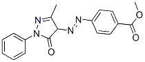 methyl 4-[(4,5-dihydro-3-methyl-5-oxo-1-phenyl-1H-pyrazol-4-yl)azo]benzoate CAS#: 15790-15-5