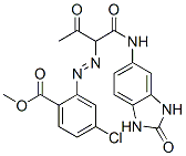 methyl 4-chloro-2-[[1-[[(2,3-dihydro-2-oxo-1H-benzimidazol-5-yl)amino]carbonyl]-2-oxopropyl]azo]benzoate CAS#: 26576-47-6