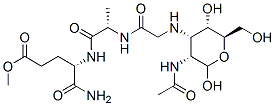 methyl (4S)-4-[[(2S)-2-[[2-[[(3R,4S,5S,6R)-3-acetamido-2,5-dihydroxy-6 -(hydroxymethyl)oxan-4-yl]amino]acetyl]amino]propanoyl]amino]-4-carbam oyl-butanoate CAS#: 107910-43-0