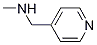 methyl-pyridin-4-ylmethyl-amine CAS#: 27854-96-2
