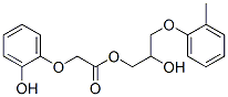 o-Hydroxyphenoxyacetic acid 2-hydroxy-3-(o-tolyloxy)propyl ester CAS#: 17753-05-8