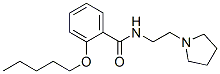 o-(Pentyloxy)-N-[2-(1-pyrrolidinyl)ethyl]benzamide CAS#: 10261-51-5