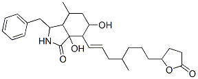 octahydro-6,7a-dihydroxy-4-methyl-7-[4-methyl-7-(tetrahydro-5-oxo-2-furyl)-1-heptenyl]-3-(phenylmethyl)-1H-isoindol-1-one CAS#: 14110-71-5
