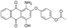 p-[[1-amino-4-hydroxy-9,10-dioxo-9,10-dihydro-2-anthryl]oxy]phenyl acetate CAS#: 20179-08-2