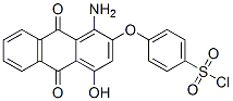 p-[(1-amino-9,10-dihydro-4-hydroxy-9,10-dioxo-2-anthryl)oxy]benzenesulphonyl chloride CAS#: 18122-67-3