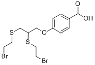 p-(2,3-Di(2-bromoethylthio)-n-propyloxy)benzoic acid CAS#: 2105-20-6