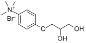 (p-(2,3-Dihydroxypropoxy)phenyl)trimethylammonium bromide CAS#: 109732-00-5