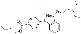 p-[3-[2-(Diethylamino)ethoxy]-1H-indazol-1-yl]benzoic acid butyl ester CAS#: 20954-13-6