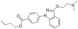 p-[3-[2-(Dimethylamino)ethoxy]-1H-indazol-1-yl]benzoic acid butyl ester CAS#: 20954-12-5