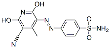 p-[(5-cyano-2,6-dihydroxy-4-methyl-3-pyridyl)azo]benzenesulphonamide CAS#: 16539-99-4