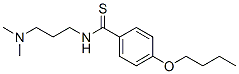 p-Butoxy-N-[3-(dimethylamino)propyl]thiobenzamide CAS#: 16531-42-3