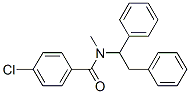 p-Chloro-N-(1,2-diphenylethyl)-N-methylbenzamide CAS#: 24498-89-3