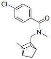 p-Chloro-N-methyl-N-[(3-methyl-2-norbornyl)methyl]benzamide CAS#: 28939-38-0
