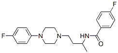 p-Fluoro-N-[3-[4-(p-fluorophenyl)-1-piperazinyl]-1-methylpropyl]benzamide CAS#: 27338-61-0