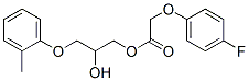 p-Fluorophenoxyacetic acid 2-hydroxy-3-(o-tolyloxy)propyl ester CAS#: 17753-07-0