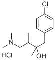 p-chloro-alpha-[2-(dimethylamino)-1-methylethyl]-alpha-methylphenethyl alcohol hydrochloride CAS#: 1215-83-4
