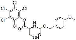 pentachlorophenyl N-[[(4-methoxyphenyl)methoxy]carbonyl]-L-serinate CAS#: 23234-97-1
