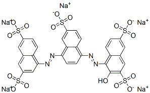 pentasodium 4-[[4-[(3,6-disulphonato-1-naphthyl)azo]-6-sulphonato-1-naphthyl]azo]-3-hydroxynaphthalene-2,7-disulphonate CAS#: 13083-09-5