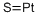 platinum monosulphide CAS#: 12038-20-9