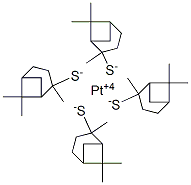 platinum(4+) 2,6,6-trimethylbicyclo[3.1.1]heptane-2-thiolate CAS#: 100432-46-0