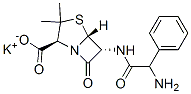 potassium [2S-[2alpha,5alpha,6beta(S*)]]-6-(aminophenylacetamido)-3,3-dimethyl-7-oxo-4-thia-1-azabicyclo[3.2.0]heptane-2-carboxylate CAS#: 23277-71-6
