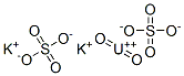 potassium uranyl sulfate CAS#: 27709-53-1