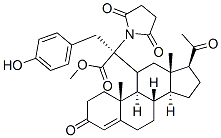 progesterone 11-succinyltyrosine methyl ester CAS#: 110988-78-8