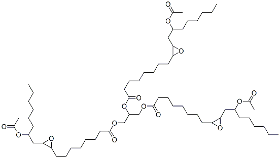 propane-1,2,3-triyl tris[3-(2-acetoxyoctyl)oxiran-2-octanoate] CAS#: 106-80-9