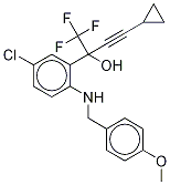 rac 5-Chloro-a-(cyclopropylethynyl)-2-[[(4-methoxyphenyl)methyl]amino]-a-(trifluoromethyl)-benzenemethanol CAS#: 221177-56-6