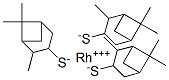 rhodium(3+) 2,6,6-trimethylbicyclo[3.1.1]heptane-3-thiolate CAS#: 100432-49-3