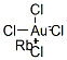 rubidium tetrachloroaurate CAS#: 13682-62-7