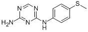 s-Triazine, 2-amino-4-(p-(methylthio)anilino)- CAS#: 1083-47-2