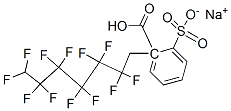 sodium 1-(2,2,3,3,4,4,5,5,6,6,7,7-dodecafluoroheptyl) 2-sulphonatobenzoate CAS#: 29811-19-6