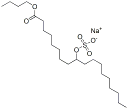 sodium 1-butyl 9-(sulphonatooxy)octadecanoate CAS#: 14350-75-5