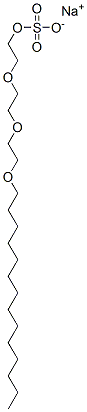 sodium 2-[2-[2-(tetradecyloxy)ethoxy]ethoxy]ethyl sulphate CAS#: 25446-80-4